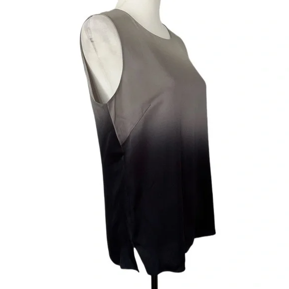 Kobi Halperin Ombre Sleeveless Blouse - Black and Gray - Picture 3 of 5